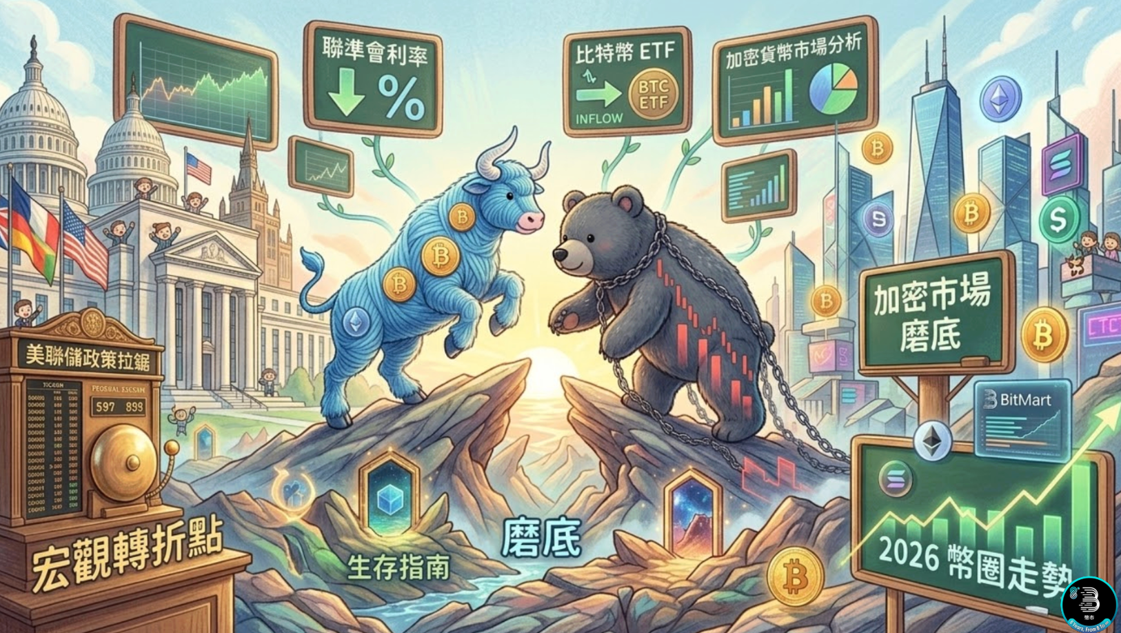 時機點來了嗎？美聯儲政策拉鋸與加密市場的「磨底」生存指南