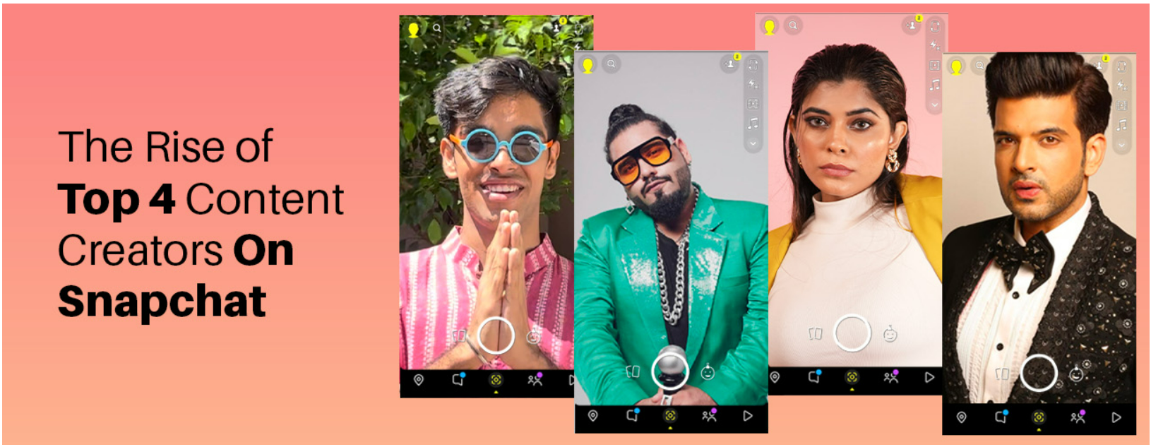 The Rise of Top 4 Content Creators On Snapchat