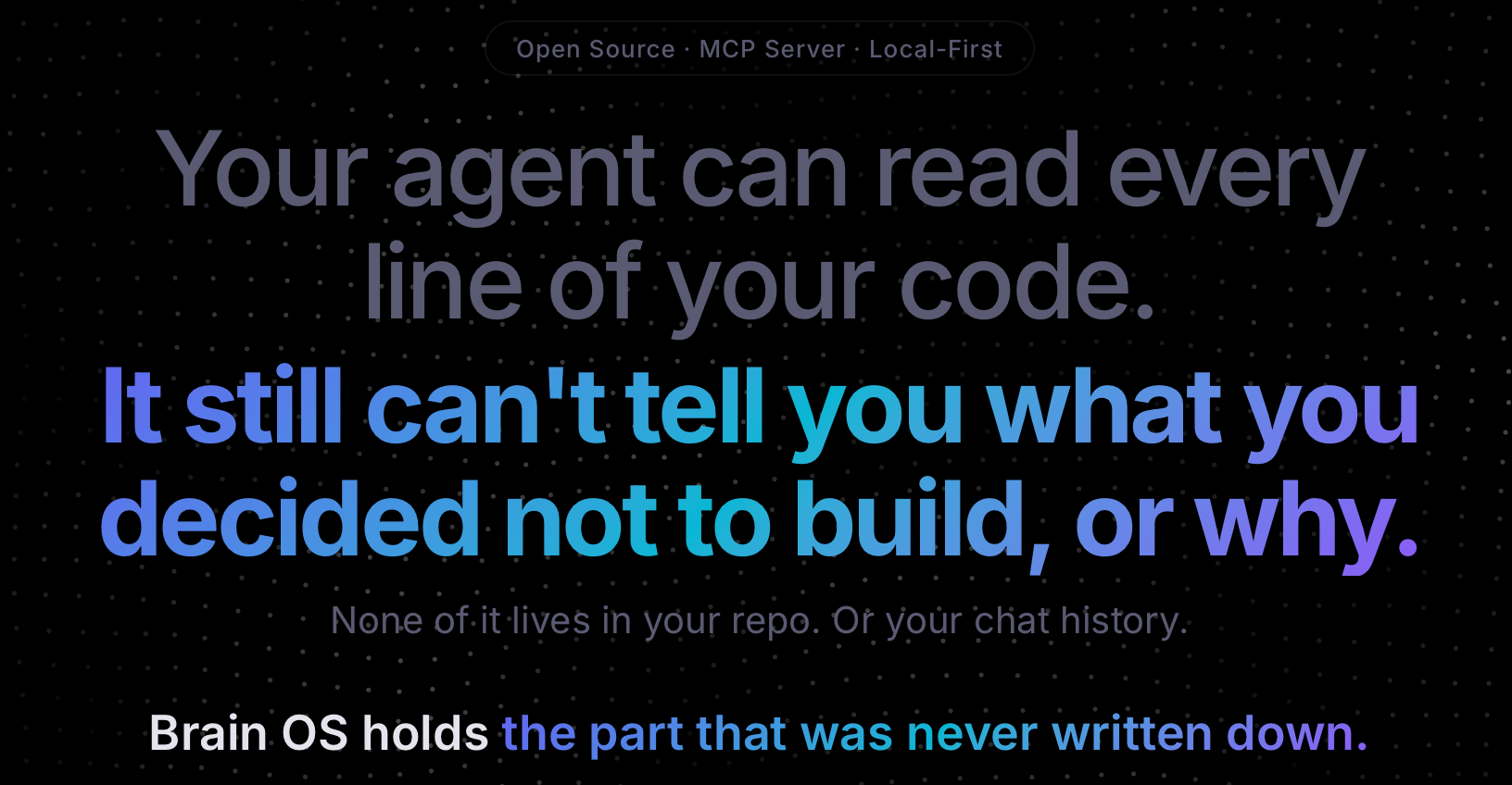 I taught my AI to catch me contradicting myself