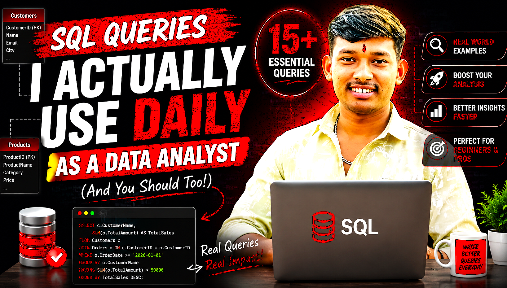 SQL Queries I Actually Use Daily as a Data Analyst (And You Should Too)