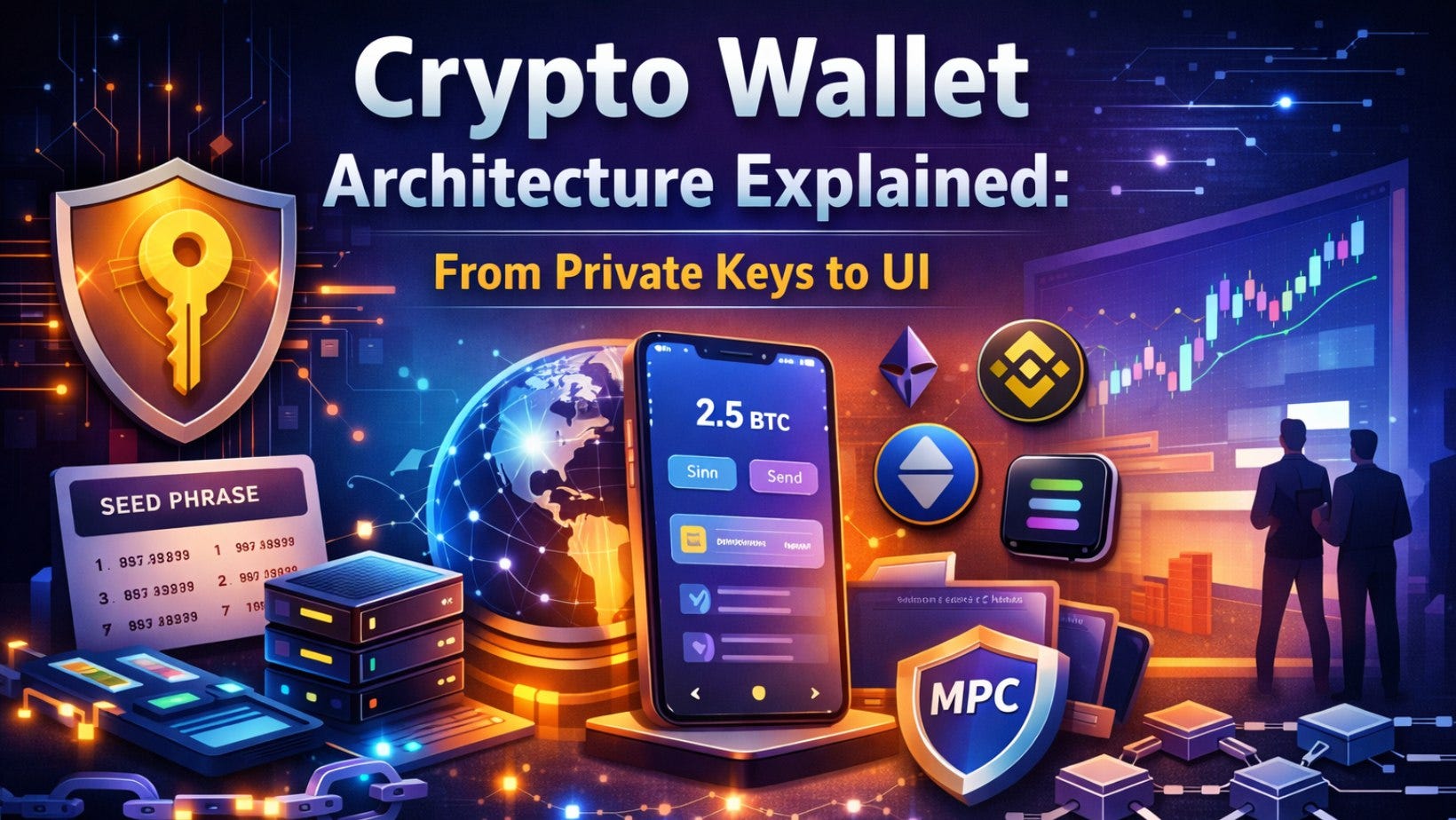 Crypto Wallet Architecture Explained: From Private Keys to UI
