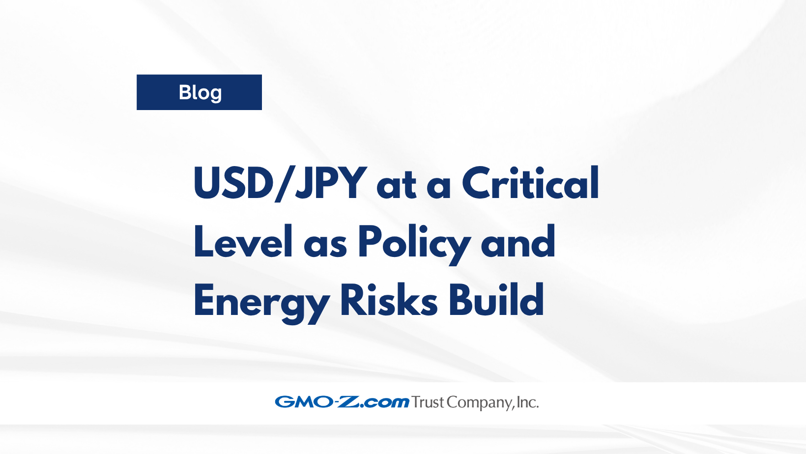 USD/JPY at a Critical Level as Policy and Energy Risks Build