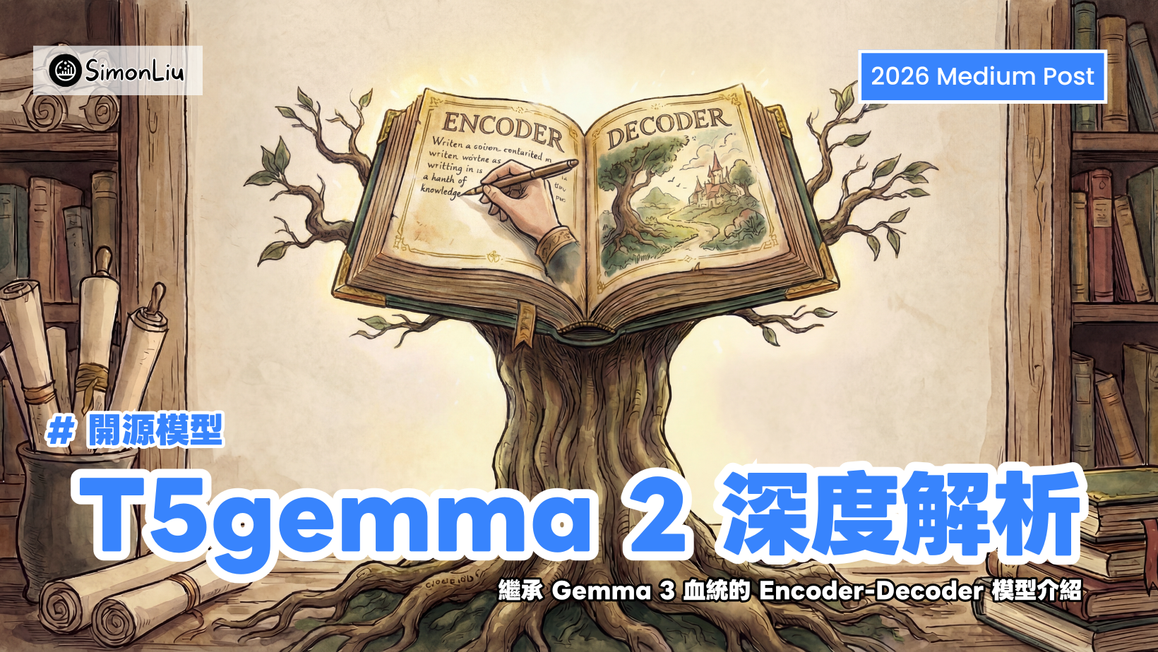 [ 開源模型 ] T5gemma 2 深度解析：繼承 Gemma 3 血統的 Encoder-Decoder 模型介紹
