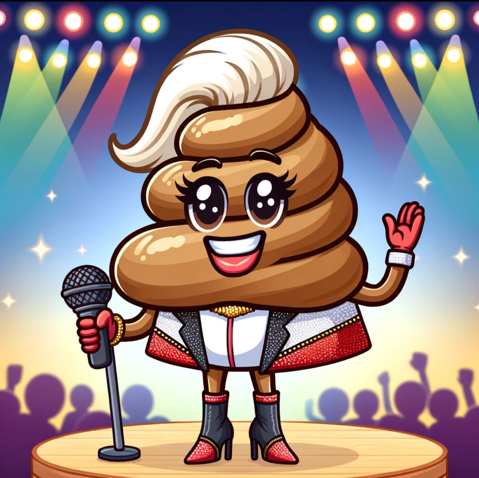 Poop #104. Meet Gwen Poopfani, she is just a poo girl!Watch her turn a glitch at Coachella