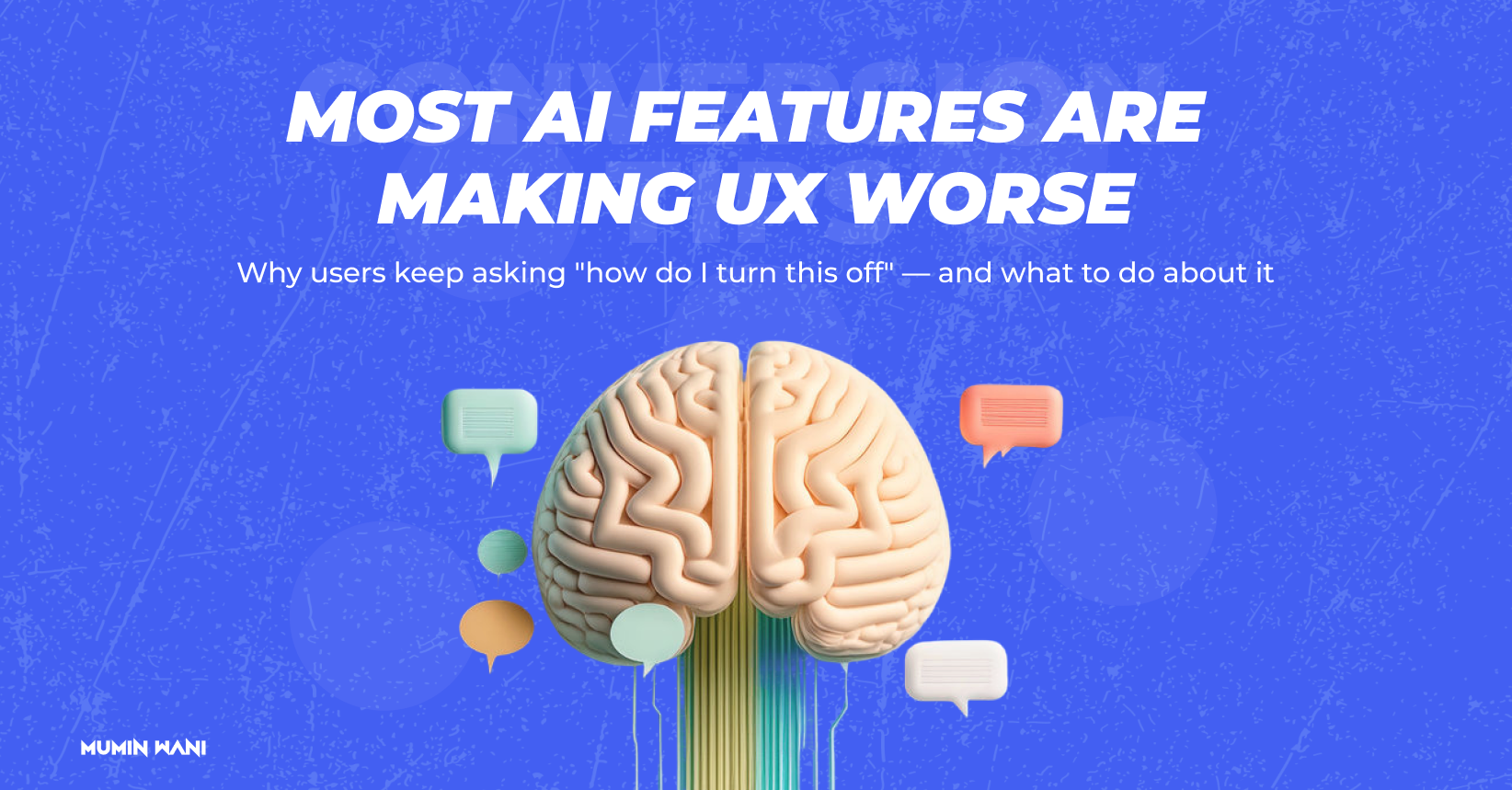 Honestly? Most AI features are making products worse.