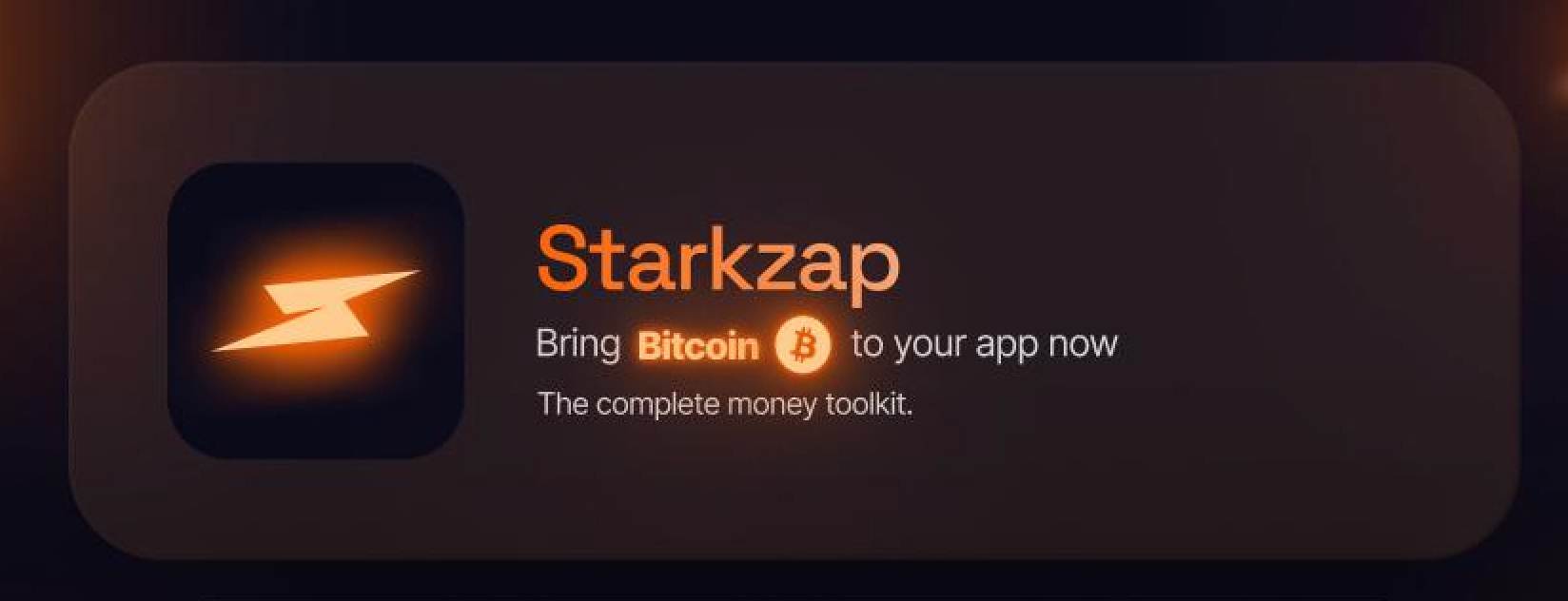 Starkzap : the complete money toolkit for any application