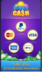 Bubble Cash — Game app that pays instantly to PayPal