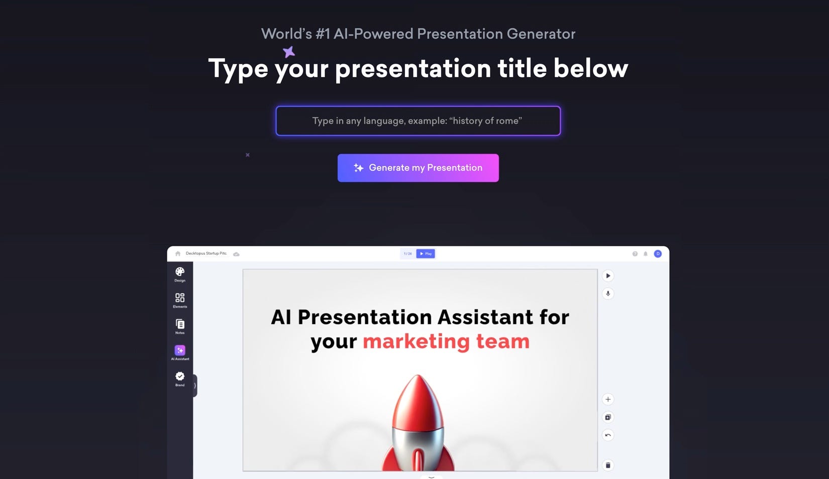 Decktopus.com : Revolutionizing Presentation Creation