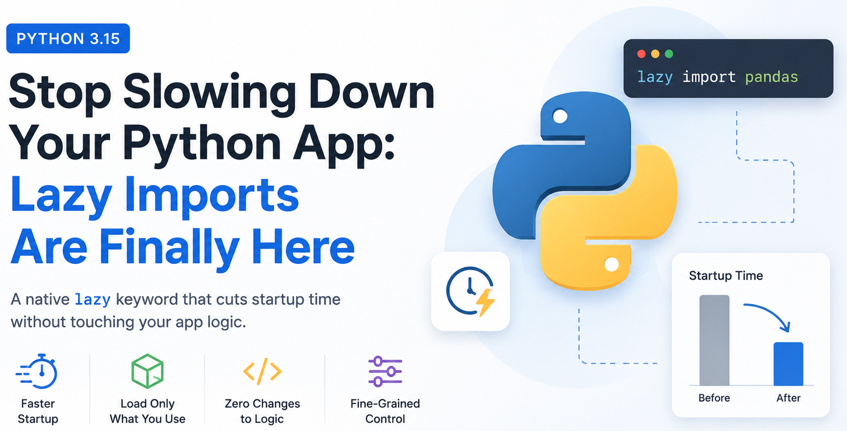 Stop Slowing Down Your Python App: Lazy Imports Are Finally Here