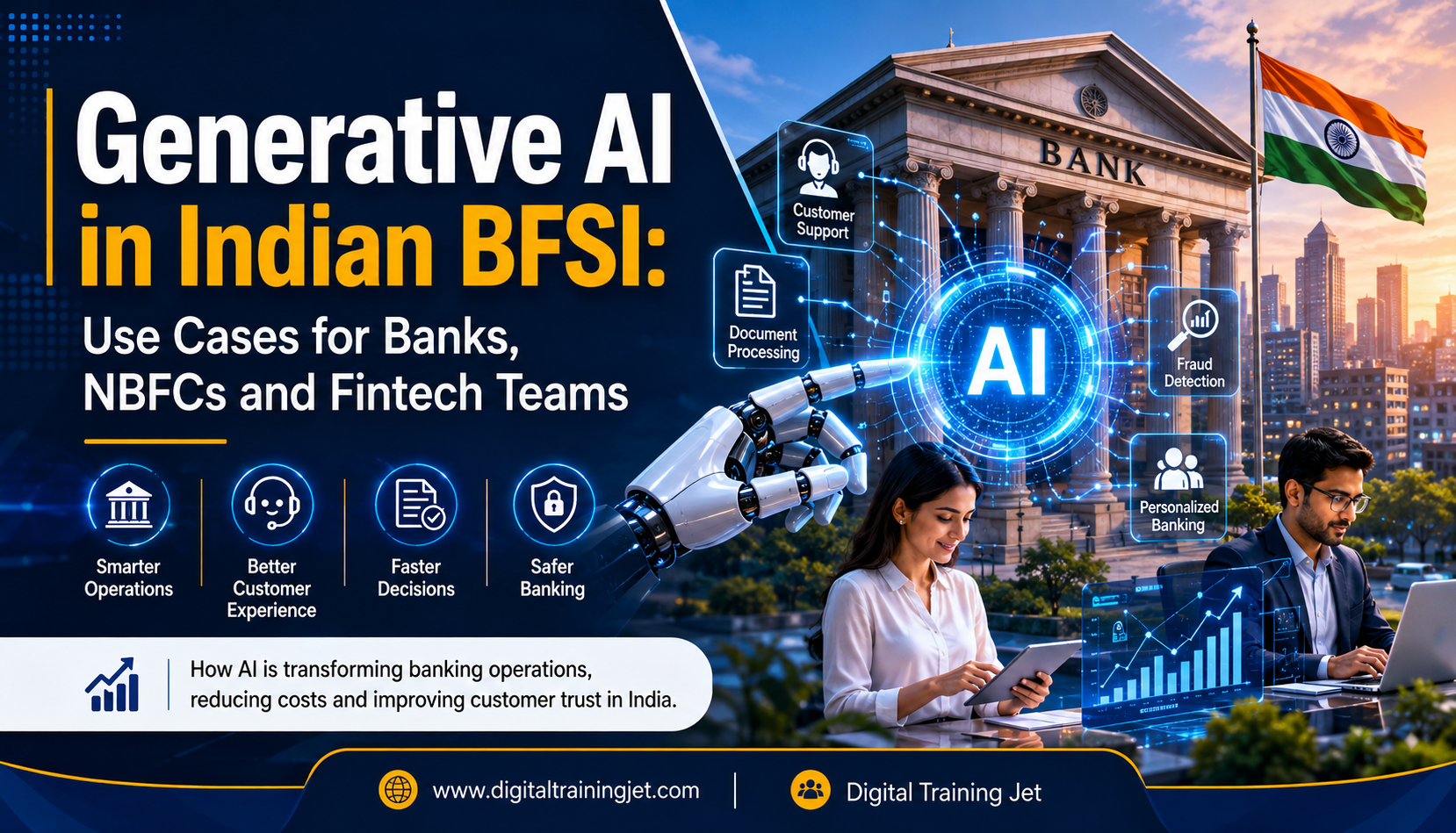 Generative AI in Indian BFSI: Use Cases for Banks, NBFCs and Fintech Teams