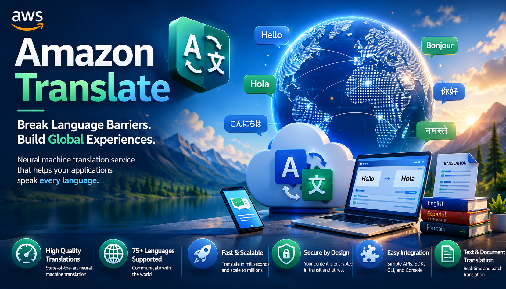 Amazon Translate Service: Break Language Barriers and Build Global Experiences
