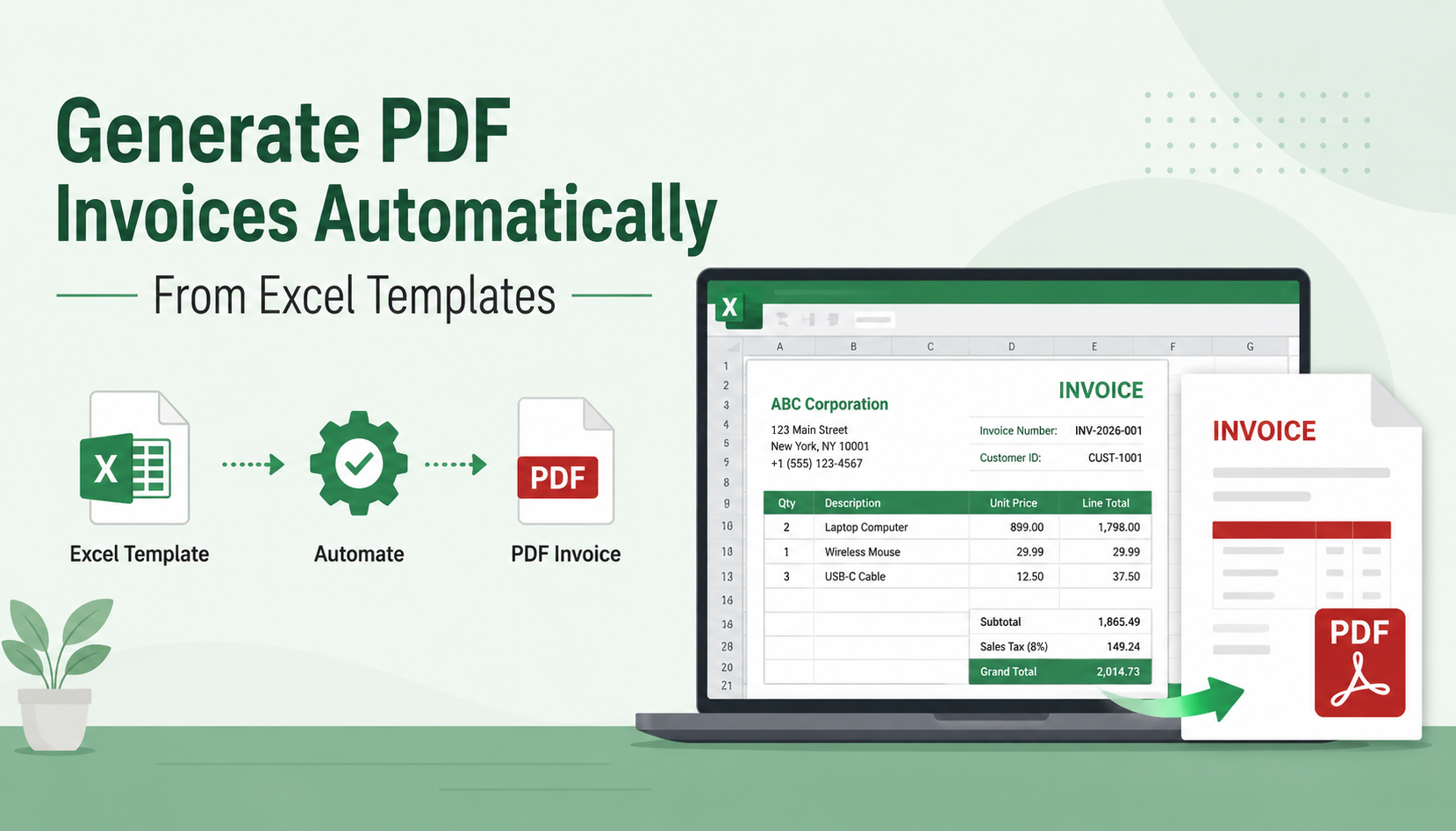 Automating Invoice Generation in Python: From Excel Template to PDF
