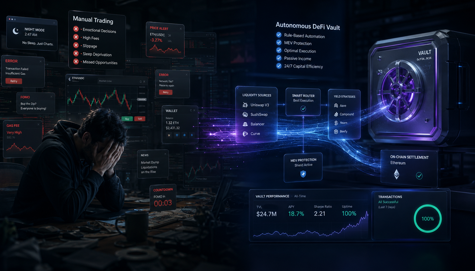 Why Concrete Vaults Are Replacing Manual DeFi Management