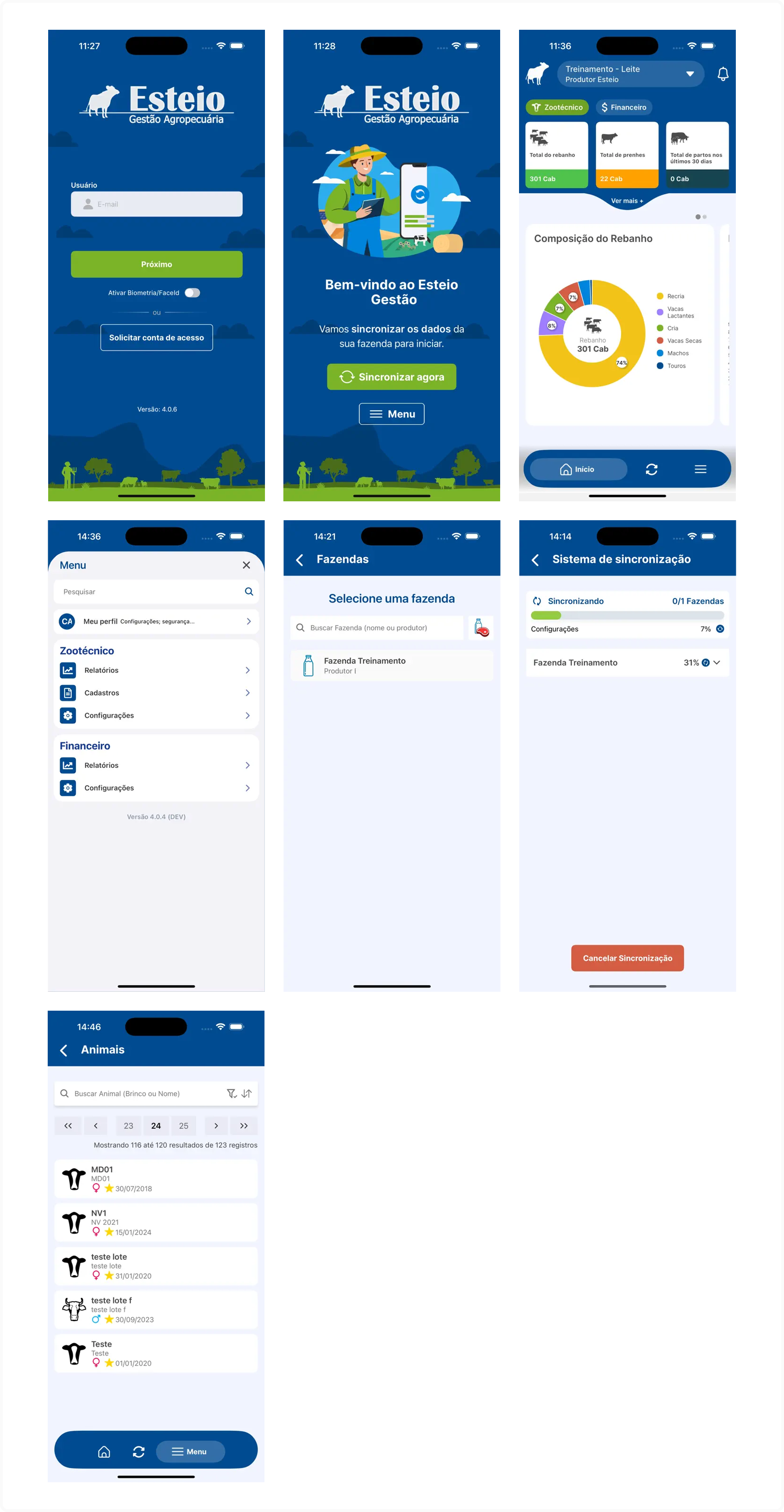 Esteio Gestão — Funcionamento Offline