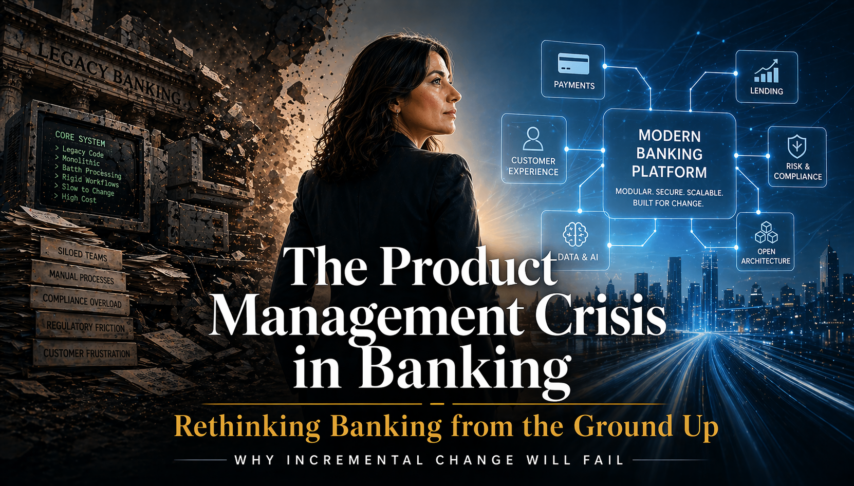 The Product Management Crisis in Banking: Why Incremental Change Won’t Fix It