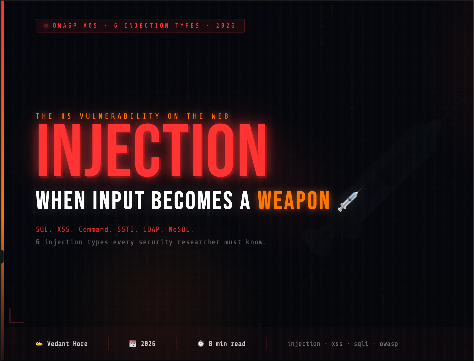 Injection — The #5 Vulnerability on the Web