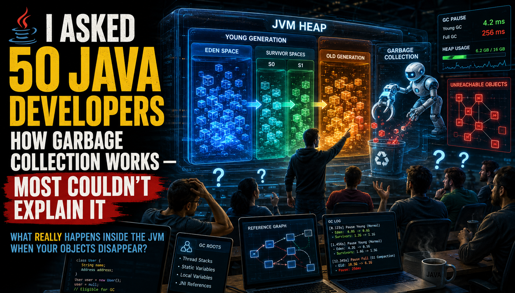I Asked 50 Java Developers How Garbage Collection Works — Most Couldn’t Explain It