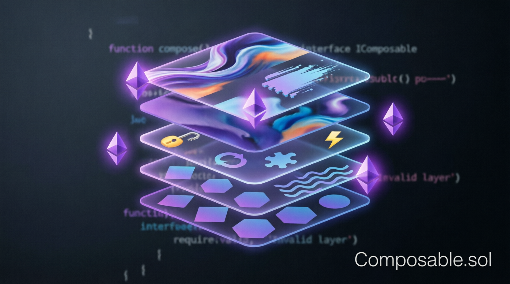 Overview of ProjectOpenSea/EthMoji Composable.sol contract
