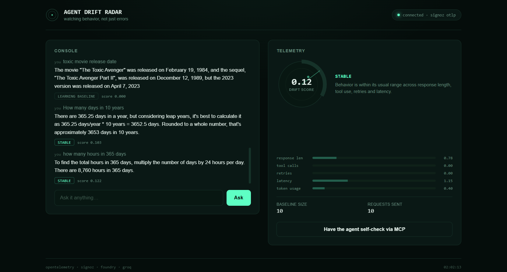 I Built an AI Agent That Watches Its Own Behavior — Here’s What Broke Along the Way