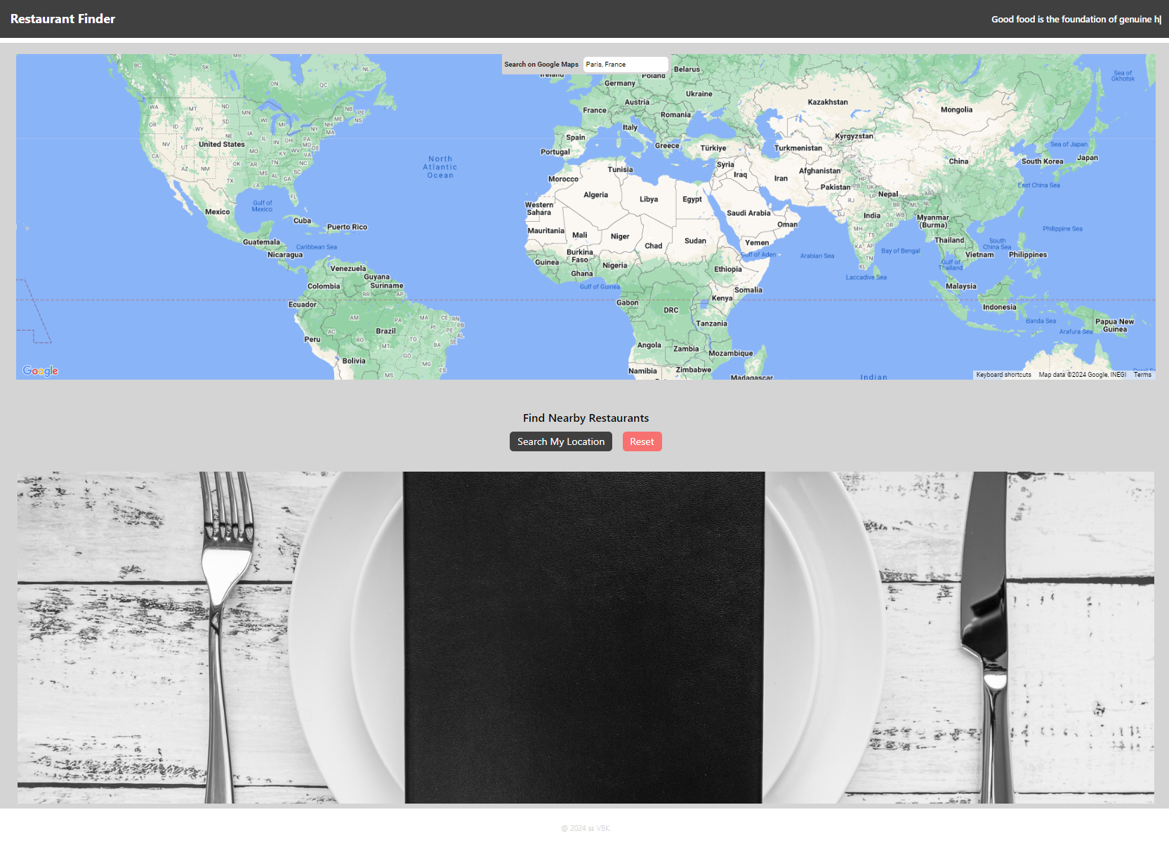 Building a simple Full-Stack Restaurant Finder App with React, Redux, Node.js,