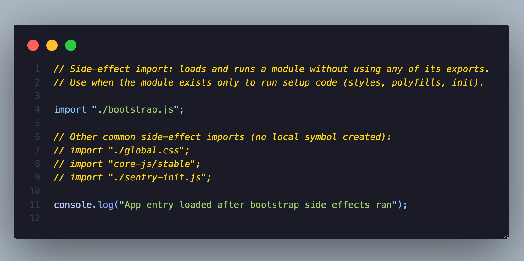 Understanding Side-Effect Imports in JavaScript