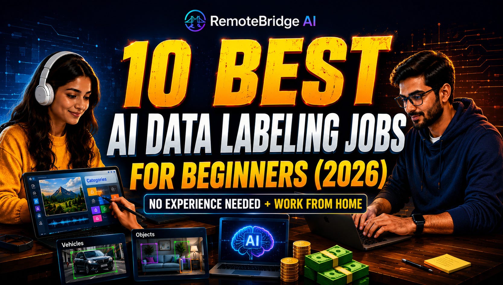10 Beginner-Friendly AI Data Labeling Jobs Anyone Can Start in 2026
