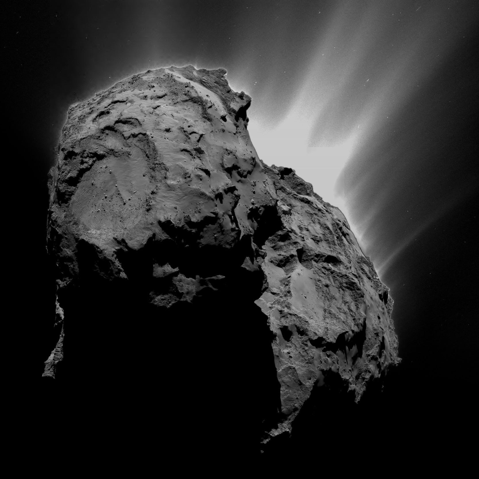 Images From The Surface of a Comet Images From The Surface of a Comet