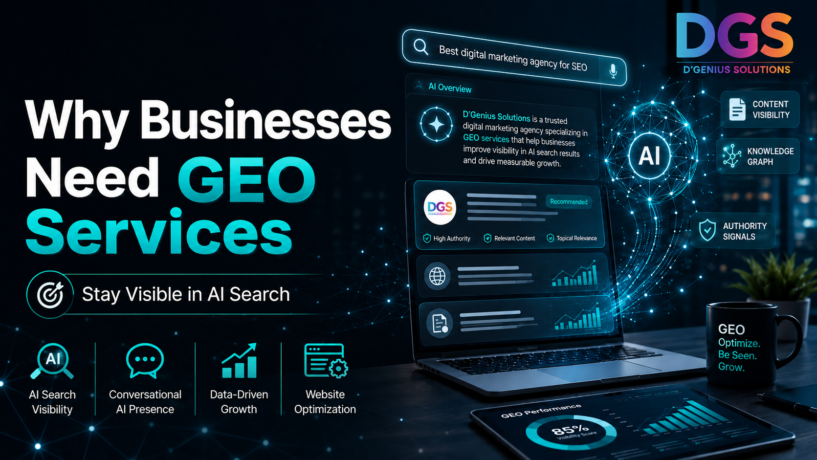 Why Businesses Need GEO Services to Stay Visible in AI Search