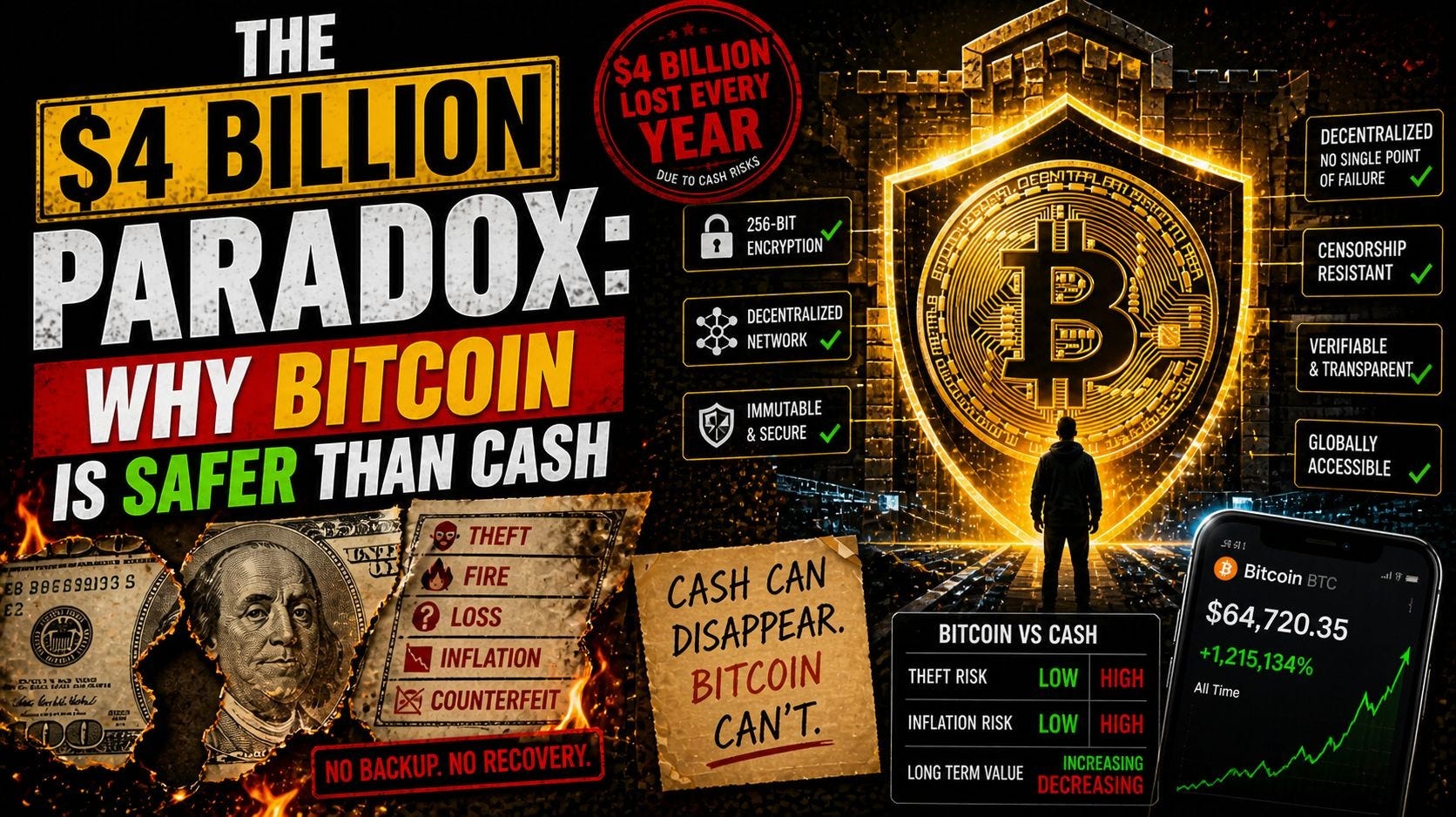 The [$4 Billion Paradox]: Why Bitcoin is Safer Than Cash