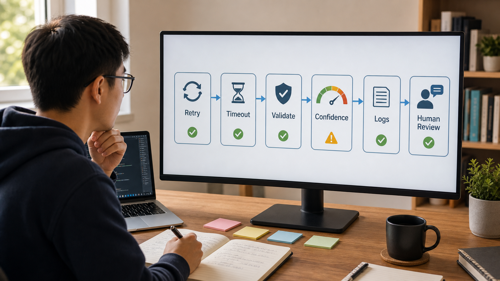 Making AI Agents Reliable: Retries, Timeouts, Validation, and Human Review