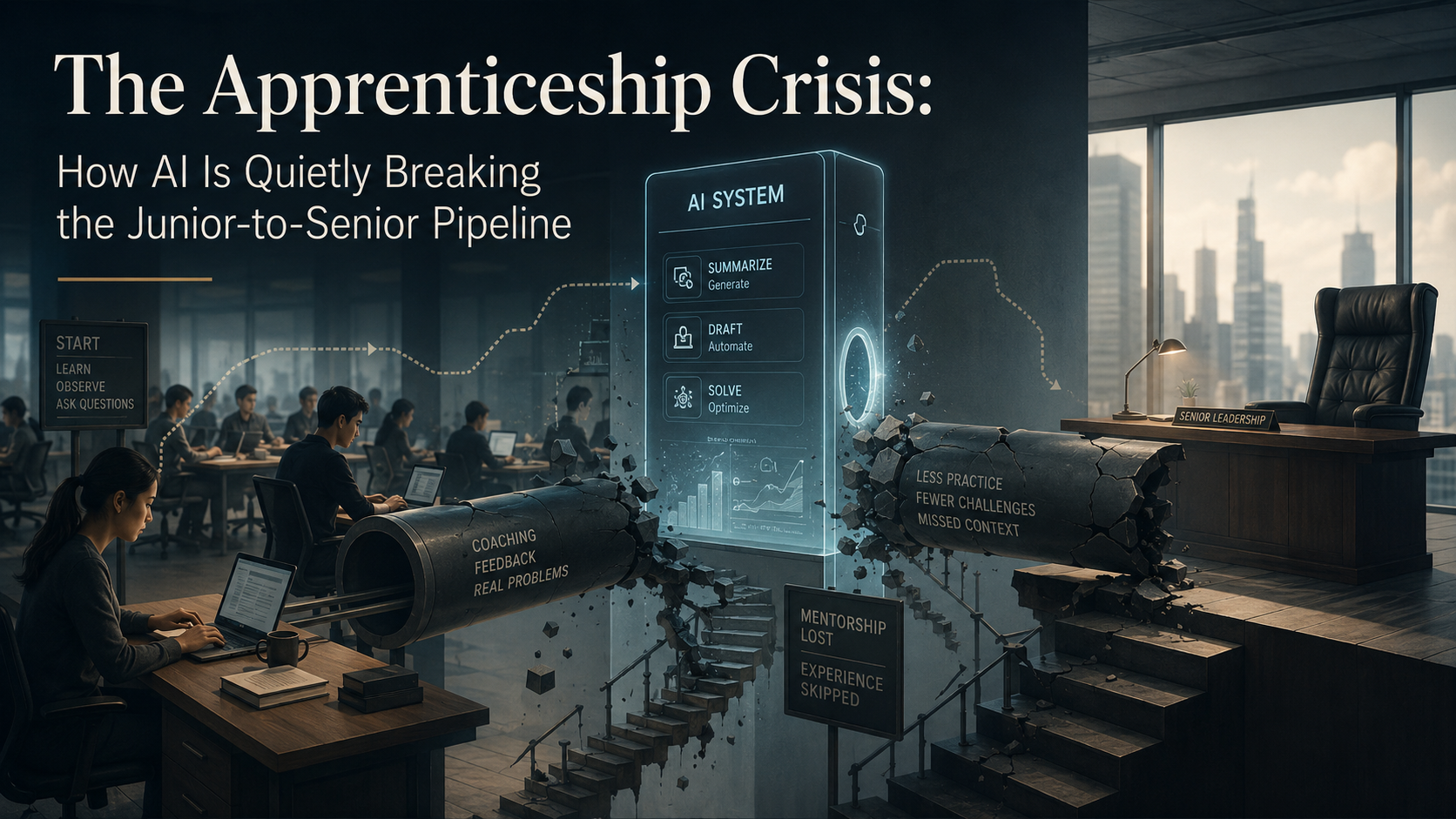 The Apprenticeship Crisis: How AI Is Quietly Breaking the Junior-to-Senior Pipeline