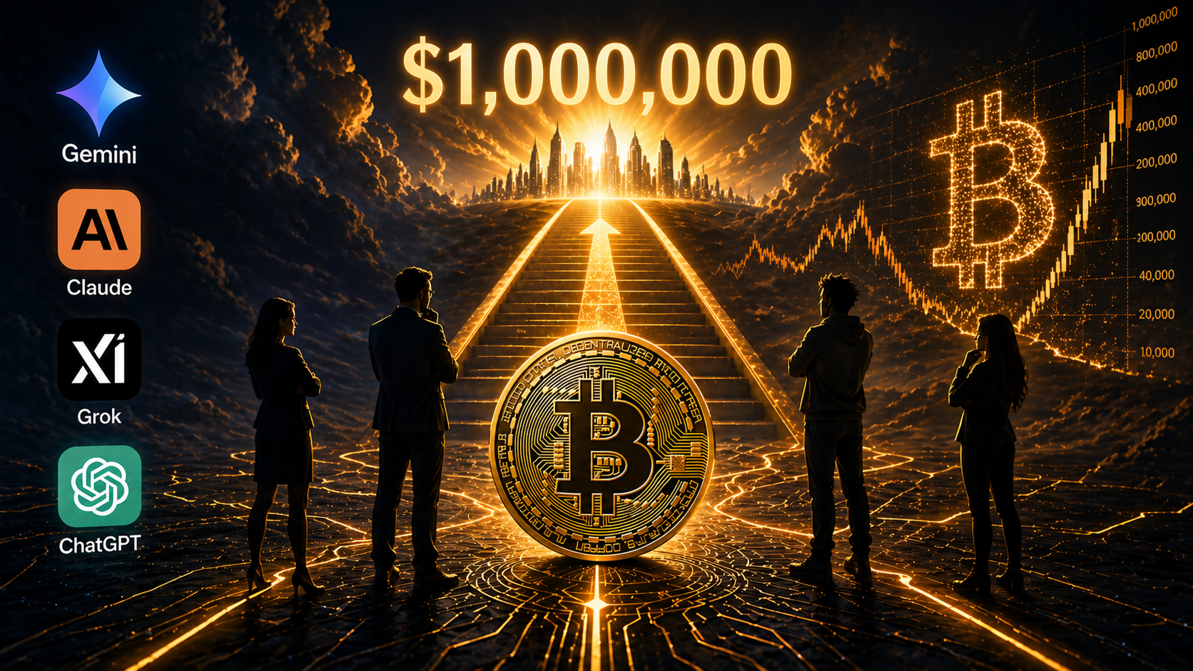 I Asked Four AIs The Million Dollar Question About Bitcoin