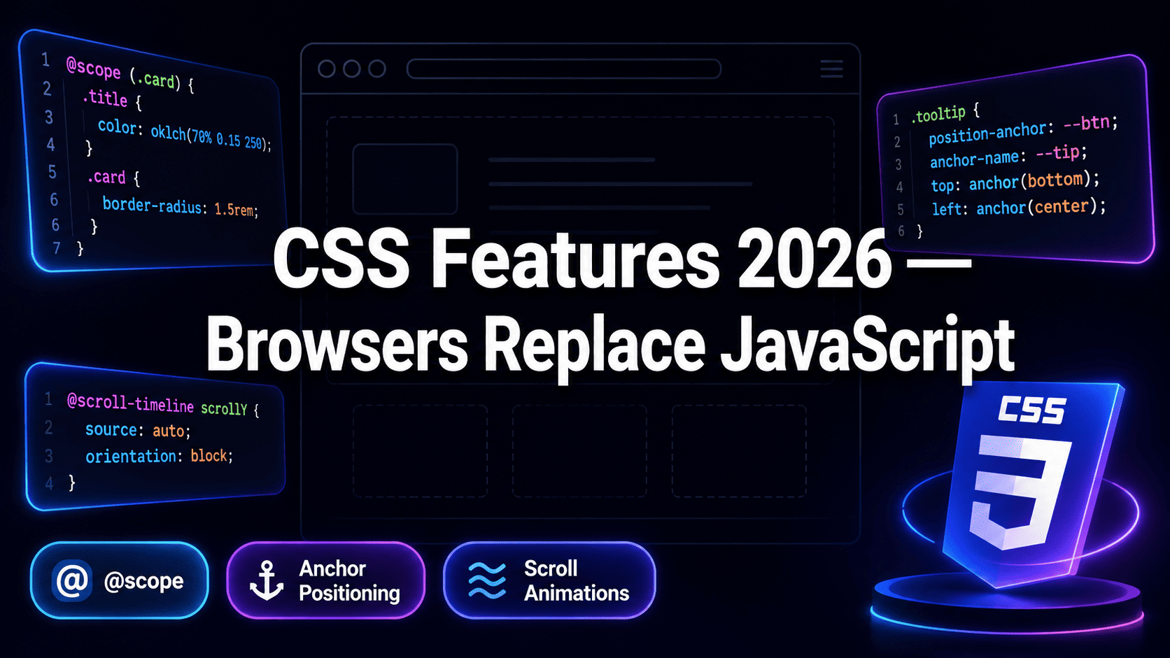 The Most Anticipated CSS Features of 2026 — Browsers Can Now Replace a Lot of JavaScript
