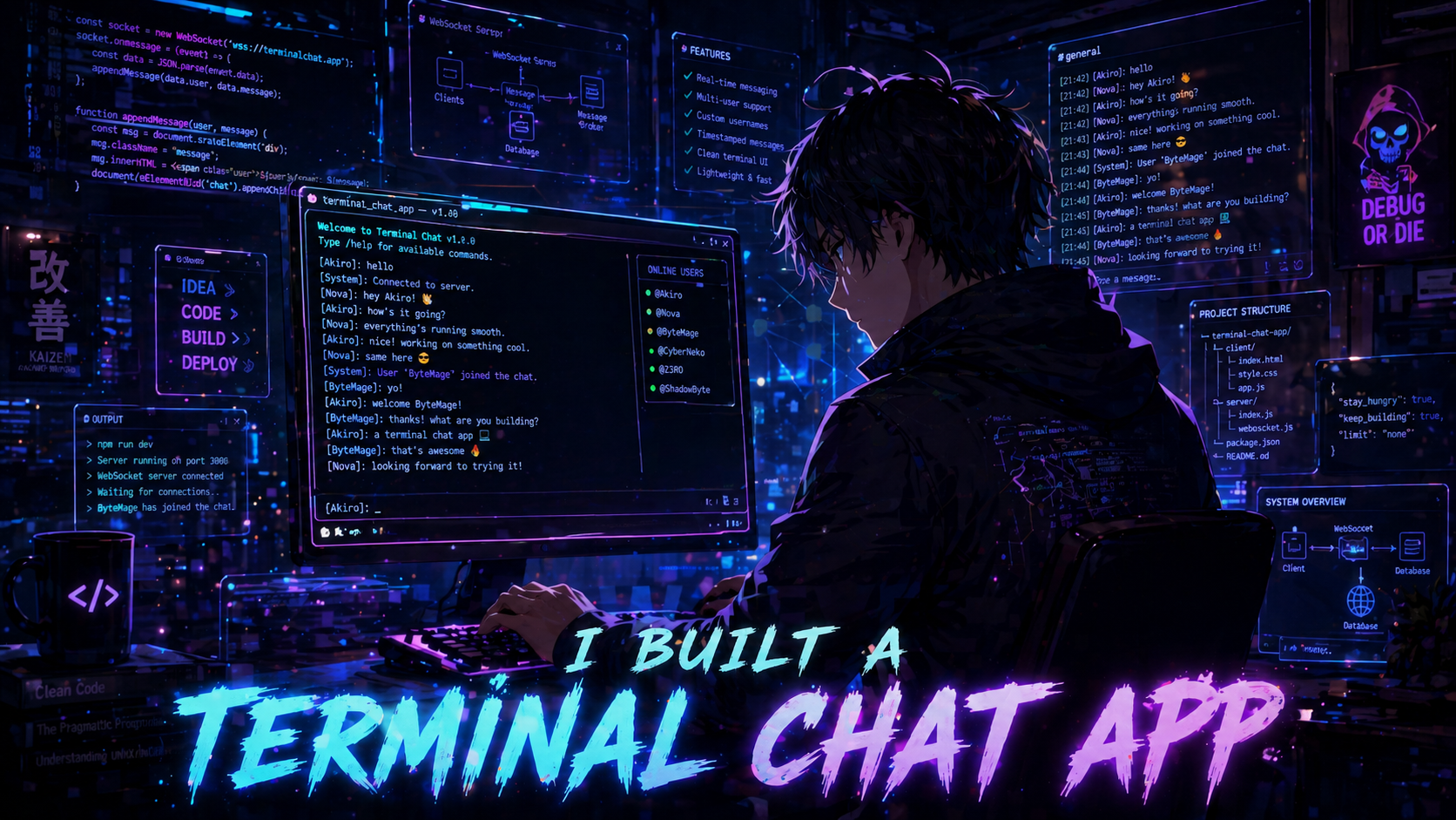 I Built a Terminal Chat App That Feels Like a Tiny Discord (Using Python Sockets)