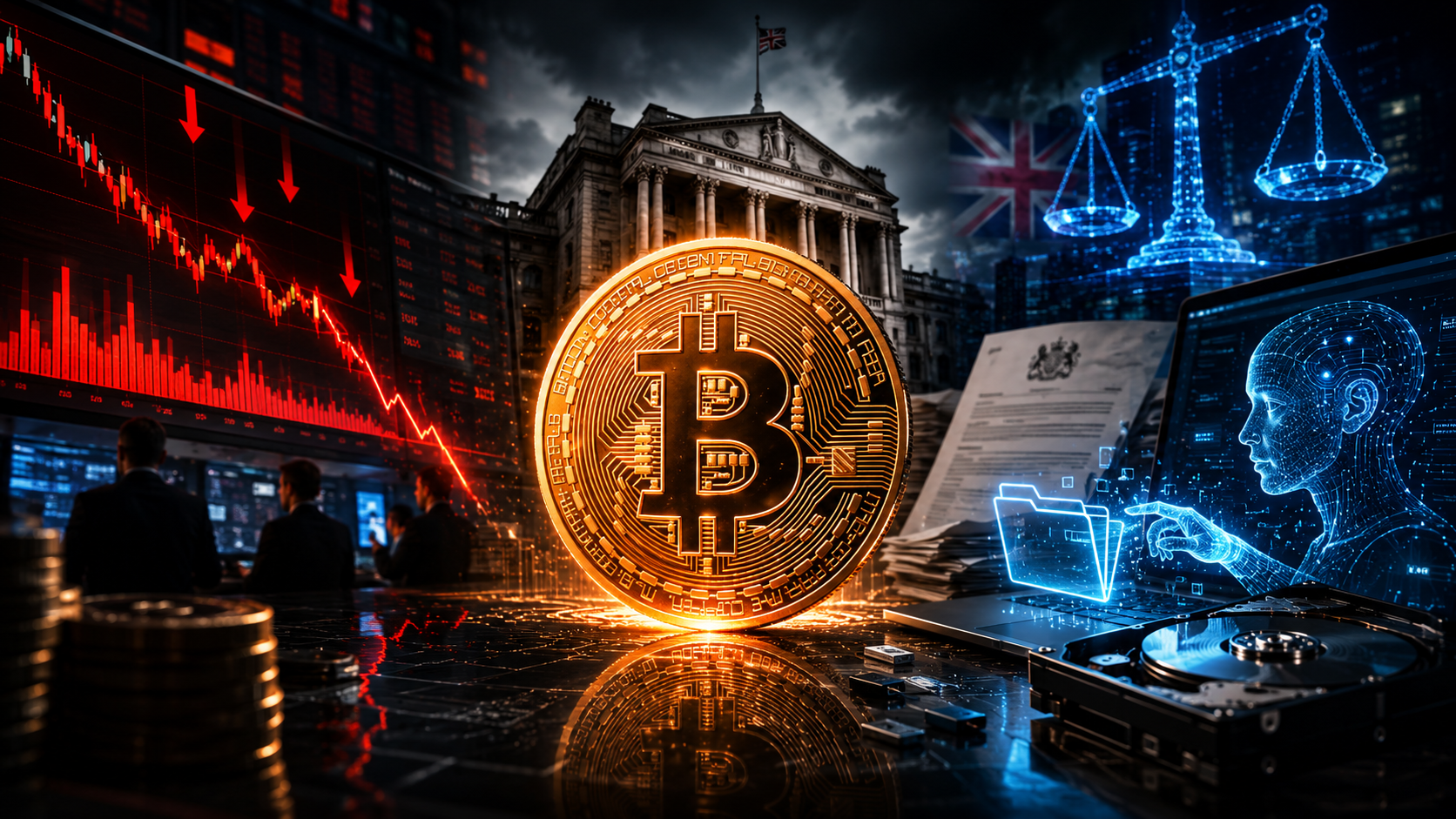 Bitcoin faces institutional pressure as governments and AI reshape crypto’s next phase