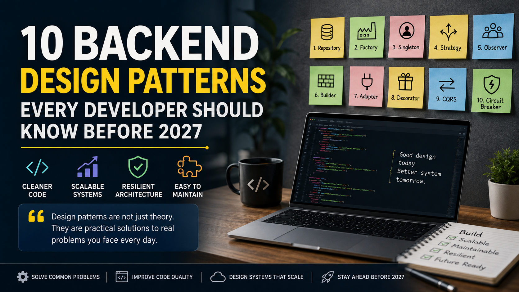 10 Backend Design Patterns Every Developer Should Know Before 2027