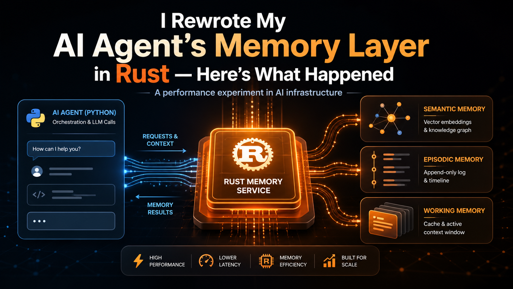 I Rewrote My AI Agent’s Memory Layer in Rust — Here’s What Happened