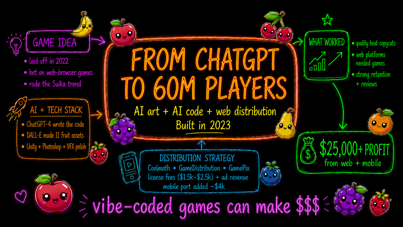 my AI-generated game earned $25,000. here is how it happened