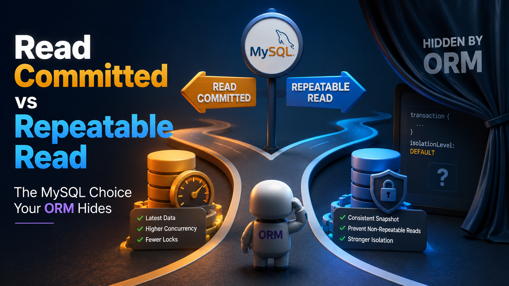 Read Committed vs Repeatable Read: The MySQL Choice Your ORM Hides