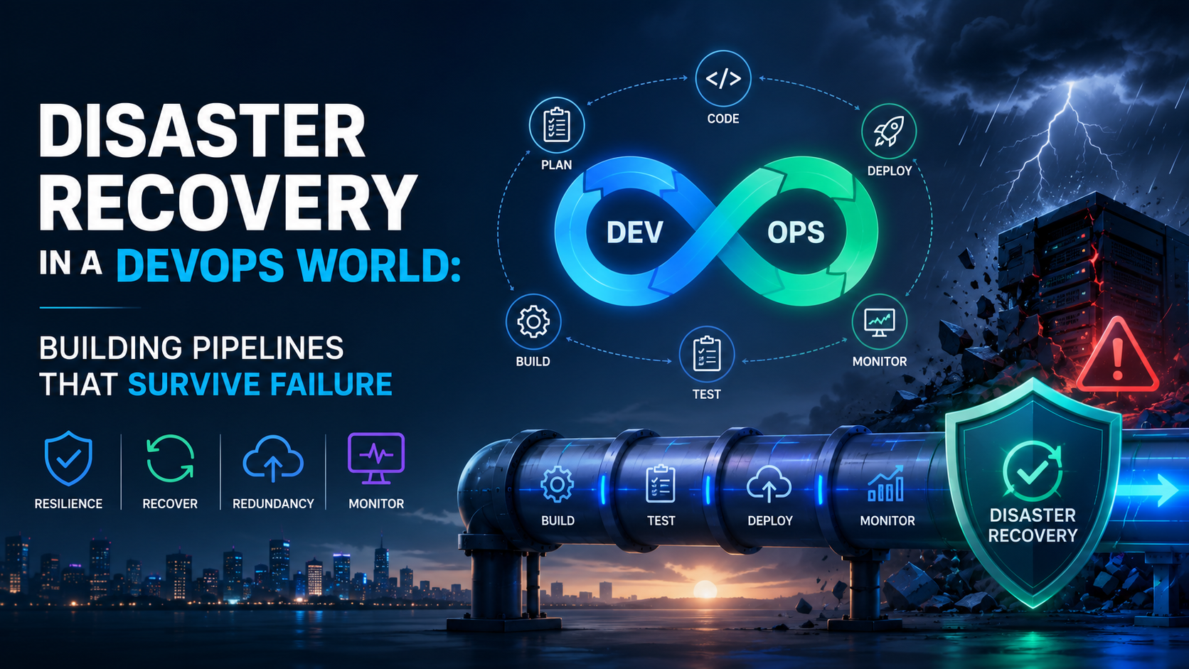 Disaster Recovery in a DevOps World: Building Pipelines That Survive Failure