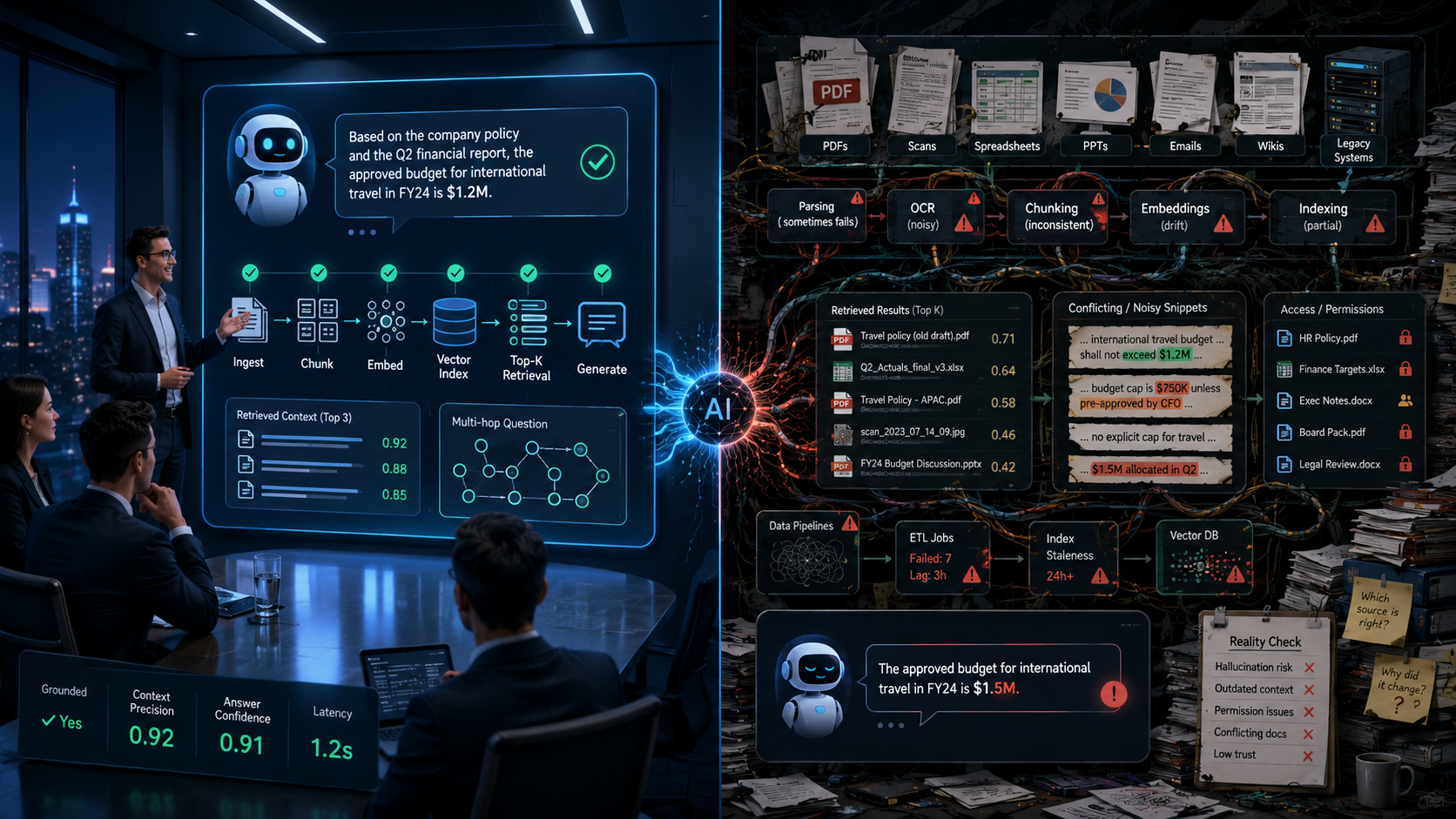 RAG in the Enterprise: Why the Demo Works and Production Doesn’t