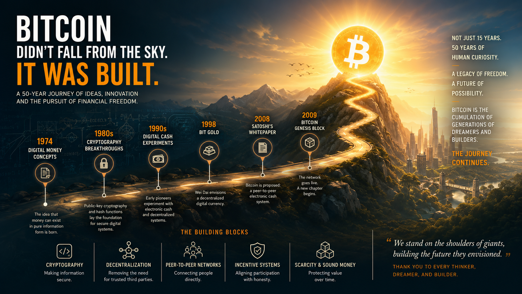 Bitcoin Didn’t Fall from the Sky