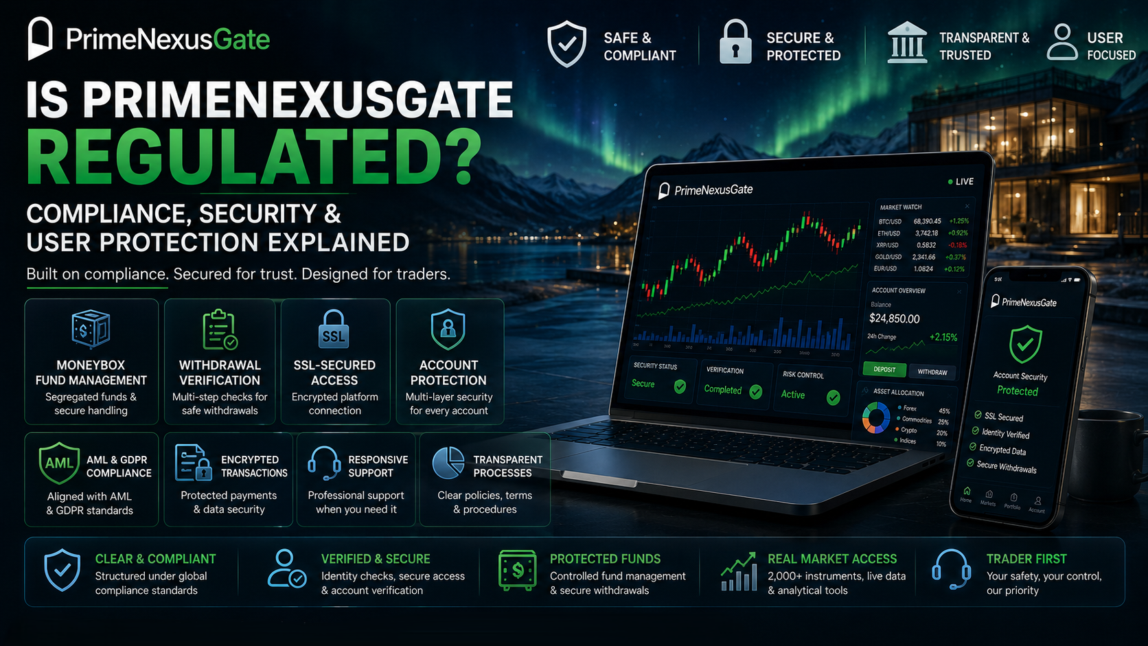 Is PrimeNexusGate Regulated? Compliance, Security & User Protection Explained