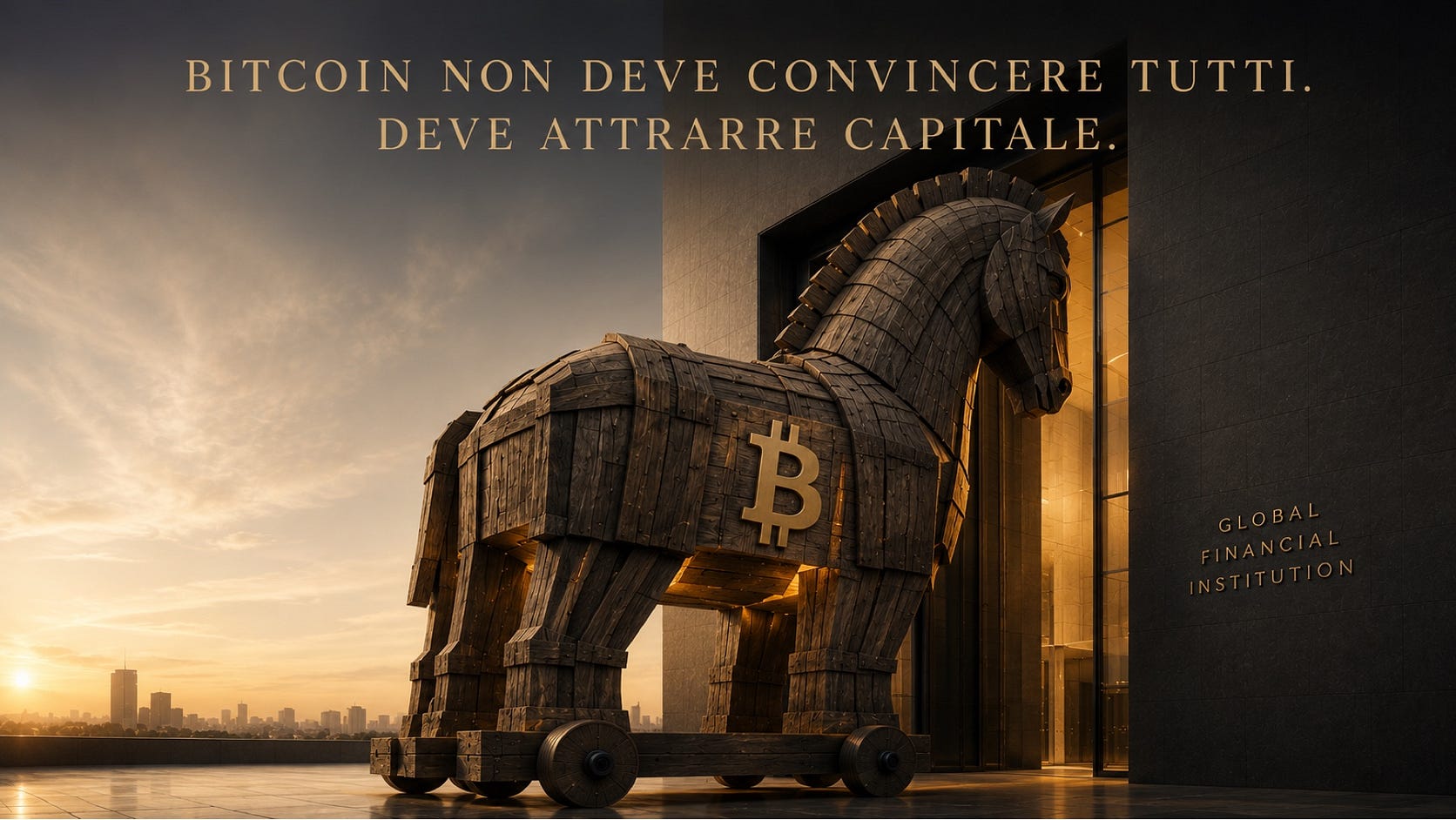 Bitcoin non deve convincere tutti. Deve attrarre capitale.