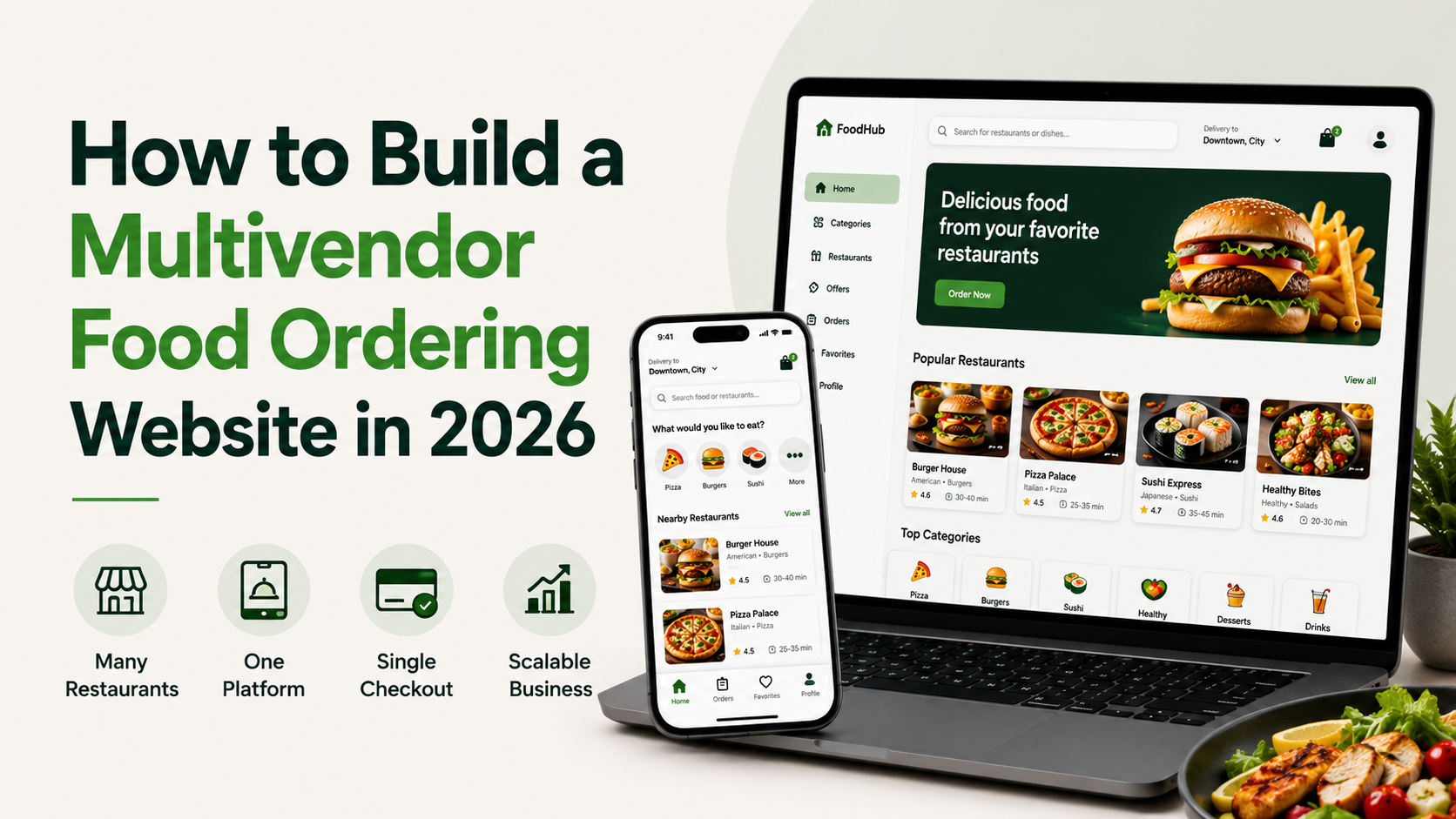 How to Build a Multivendor Food Ordering Website in 2026