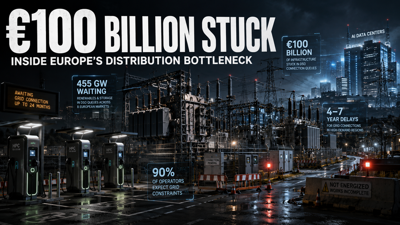 The Distribution Bottleneck: How Europe’s Grid Became the Slowest Layer of the Energy Transition