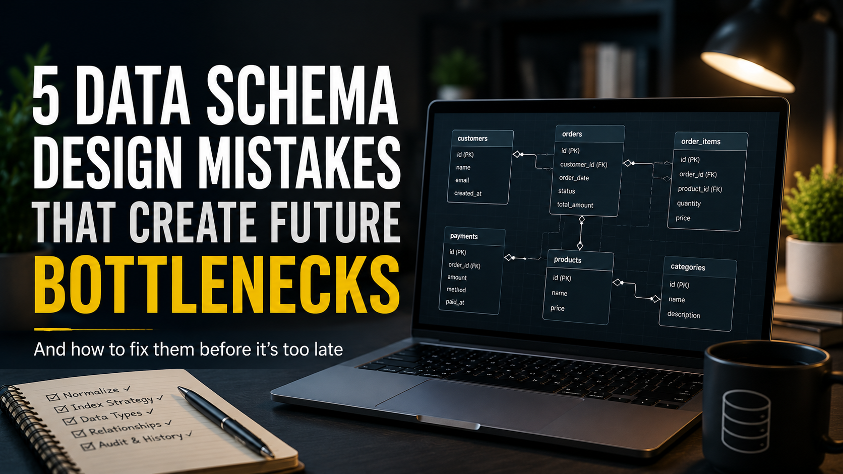 5 Data Schema Design Mistakes That Quietly Create Future Bottlenecks