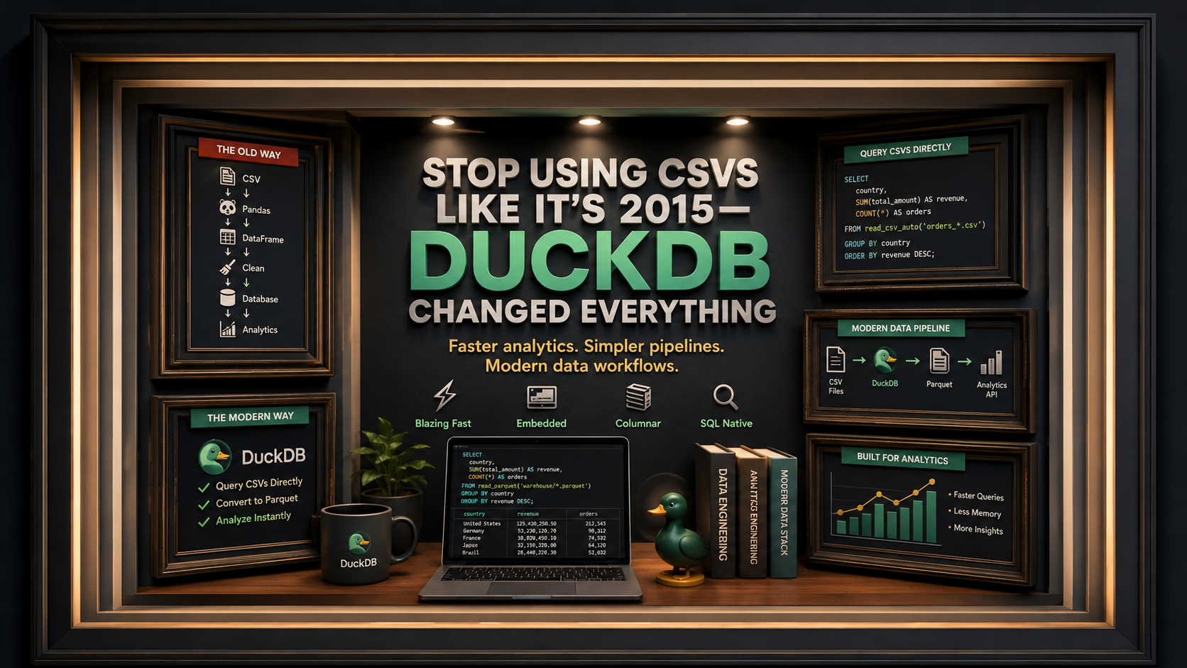 Stop Using CSVs Like It’s 2015 DuckDB Changed Everything