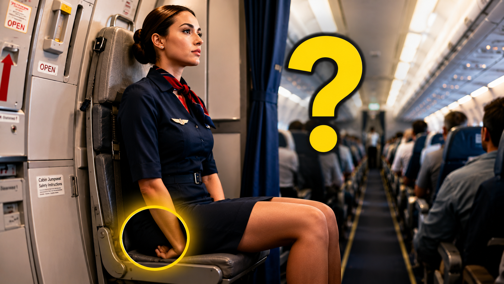 Why Do Flight Attendants Sit on Their Hands-