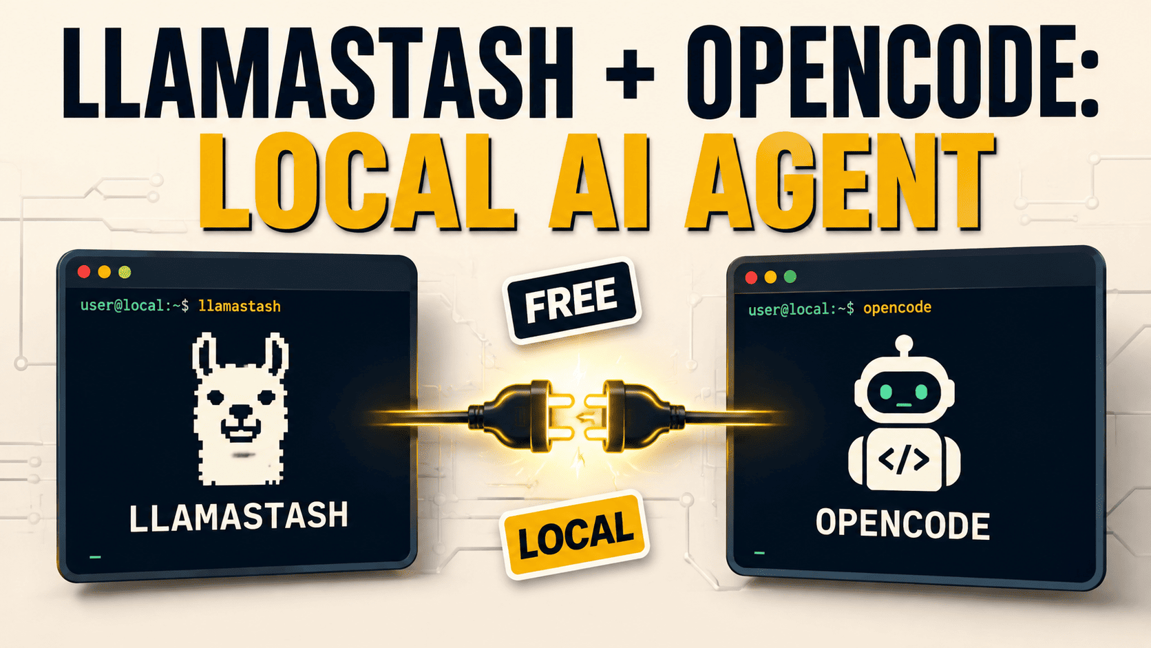 LlamaStash Part 2: Hook It Up to OpenCode, Free AI Coding Agent, Local, Unlimited Tokens